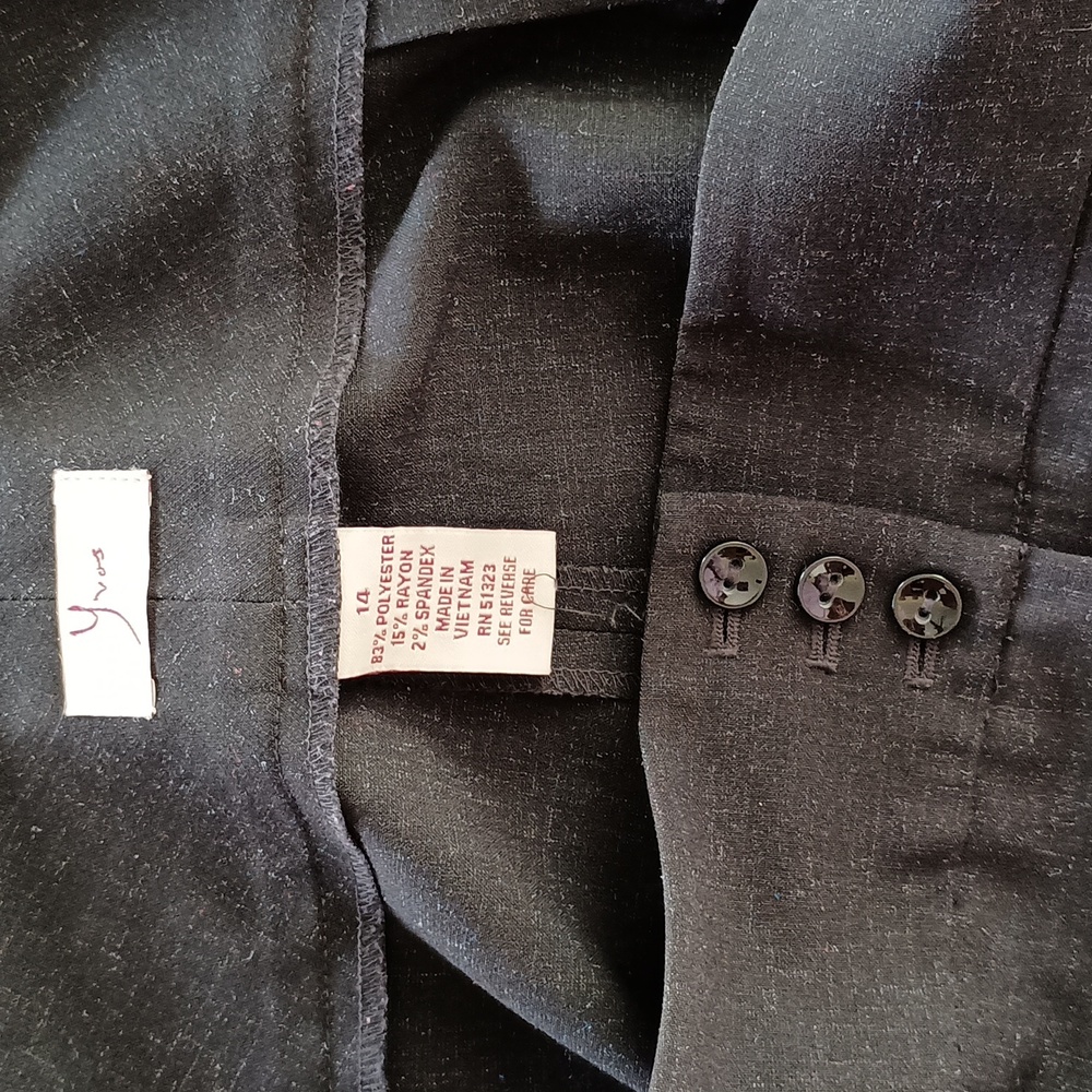Yvos Women's Trouser Wide Leg Dress Pants Size 14 (b333)